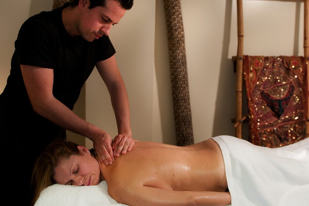 masaje de espalda Fran Barahona
