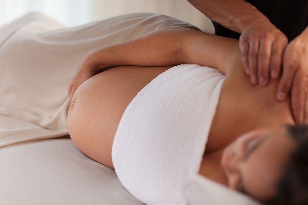 masaje prenatal embarazadas Fran Barahona